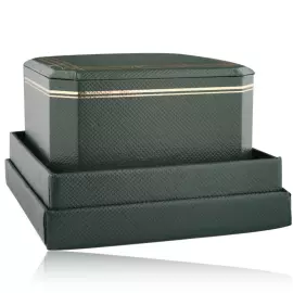 Подвеска из желтого золота с празиолитом и бриллиантами